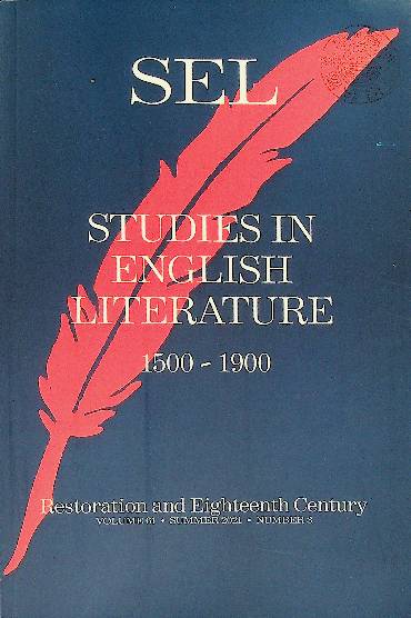 Studies in English literature, 1500-1900