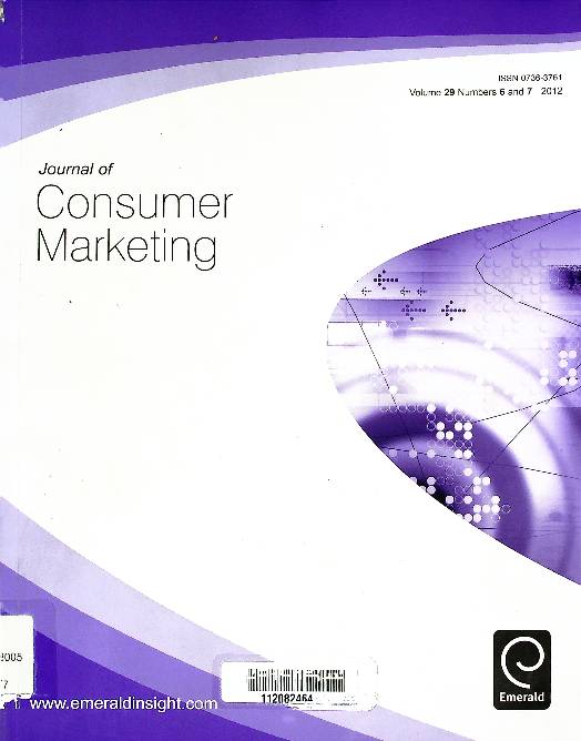 The journal of consumer marketing