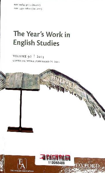 The Year's work in English studies