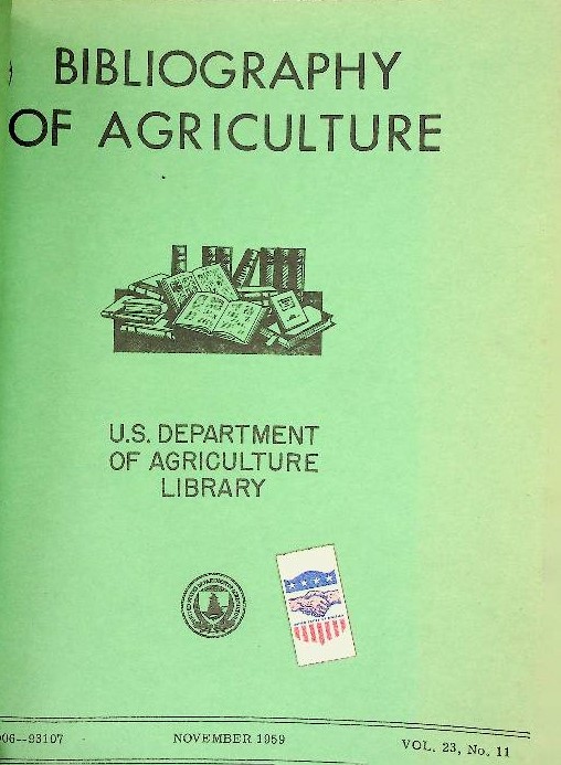 Bibliography of agriculture / :