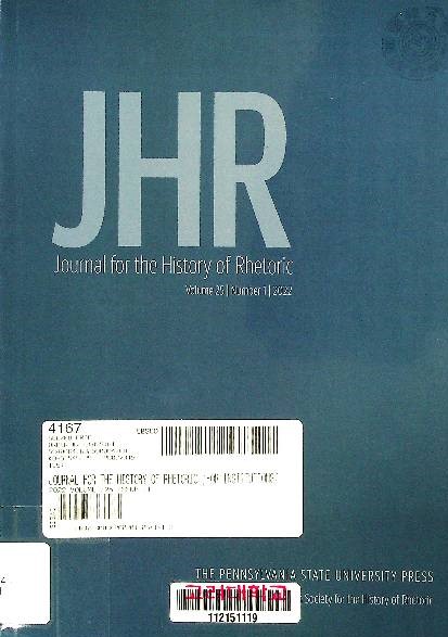 Journal for the history of rhetoric