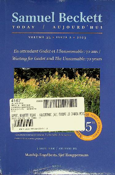 Samuel Beckett today : an annual bilingual review = Samuel Beckett aujourd'hui